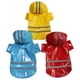 thumbnail image 4 of Xiao Hua Poncho impermeable para perros con capucha transparente y dos patas, chaqueta impermeable con banda reflectante para perros pequeños, medianos y grandes (negro, S), 4 of 4