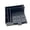 black, variant on Sticky Note Dispenser Notepad Organizer Stencil Set ABS Material for Students Office Desktop Use