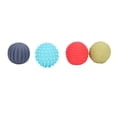 thumbnail image 3 of 4pcs Baby Sensory Balls Textured Different Color Shape Palm Massage Squeeze Ball Toy Set, 3 of 8