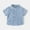 Blue, variant on Boys and Girls Button Up Henley Shirts Short Sleeve Summer Cotton T Shirt Tops One Pocket 6-10 Years Old Green-A 3 Years