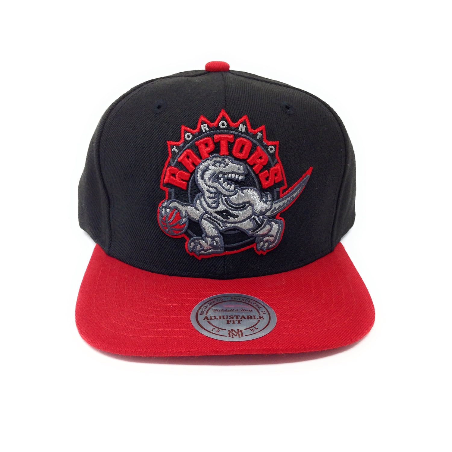 Mitchell and Ness Toronto Raptors Retro Logo Red/Black Snapback Hat ...