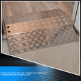 thumbnail image 5 of WORHAN Threshold Ramp for Wheelchair Rigid Aluminum Loading Platform Non-Slip Surface 600 lbs Anodized Aluminum Doorway Bridge Sturdy TR55, 5 of 10