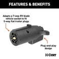 thumbnail image 2 of CURT 57250 Trailer Wiring Connector Adapter, 2 of 2