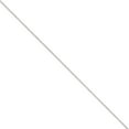 thumbnail image 5 of Primal Gold 14K White Gold 1.8mm Diamond Cut Round Open Link Cable Chain, 5 of 8