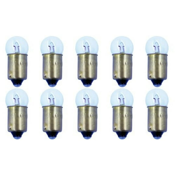 CEC Industries #51 Bulbs, 7.5 V, 1.65 W, BA9s Base, G-3.5 shape (Box of 10)
