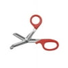 Stainless Steel Office Snips 7" Long, 1.75" Cut Length, Red Offset Handle