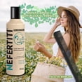 thumbnail image 4 of Acondicionador VEGAN Hidratante 300 ml Nefertiti + Peine Graduado Alfamar – Nutre, Suaviza y Mantiene el Alaciado Permanente, 4 of 7