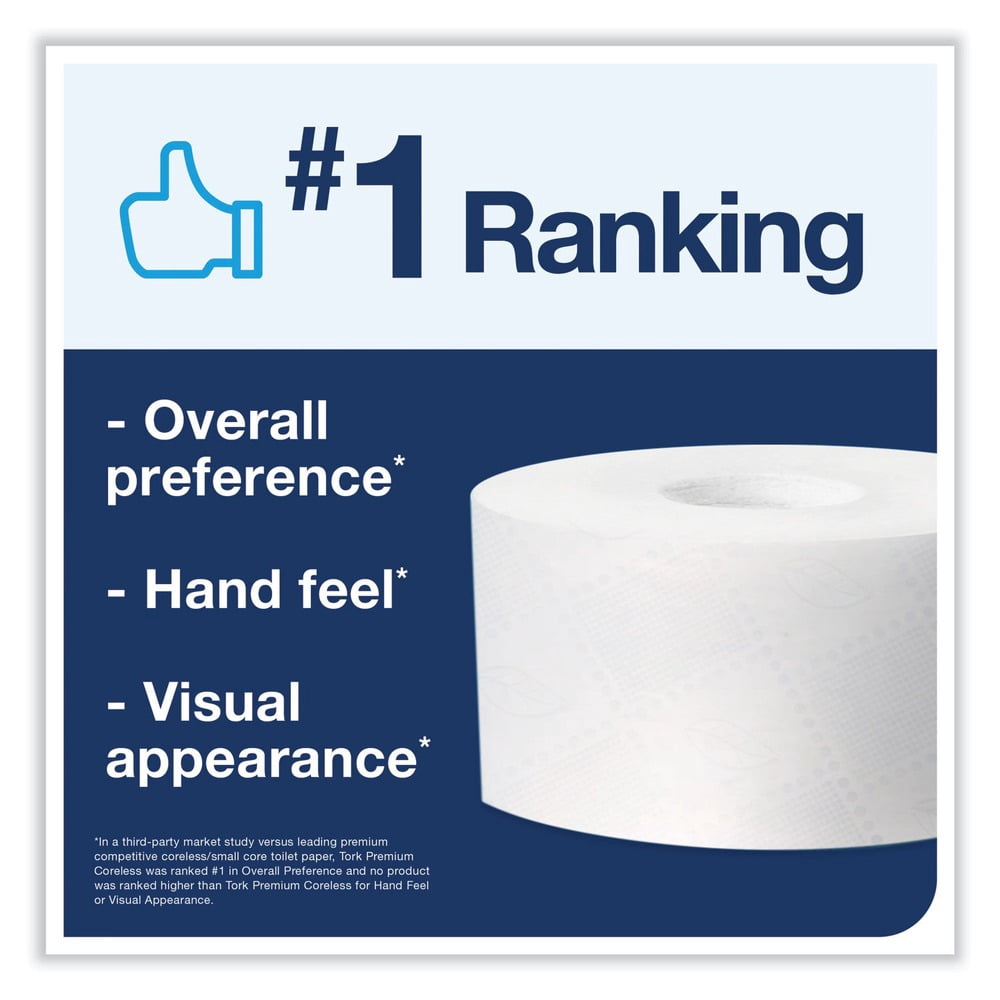 2-Ply Coreless High Capacity Bath Tissue - White (36/Carton)