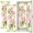 Color 3, variant on 2 Pcs School Locker Magnetic Wallpaper 12" x 36" Pineapple Flat Soft Pink Border Reusable Removable Locker Accessories Back to School Supplies