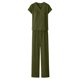 thumbnail image 5 of Tops de Mujer Vestido Casual de Manga Larga Suelta Cuello en V de Manga Corta con Pantalones de Piernas Anchas Set de Pantalones Cortos de Bolsillo, Trajes de Calentamiento de Mujer 2 Piezas, 5 of 6