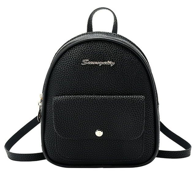 Mujeres Niñas Bolso de hombro PU Mochila pequeña Viaje de compras Bolso de hombro de la escuela Bolso Monedero kenally BB7353-04