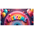 thumbnail image 1 of Welcome Back to School Banner Classroom Backdrop Educational Decor School Supplies Kids Party Decoration Photo Background Library Event Signs Apples School Bus Props, 1 of 4