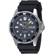 Casio Mens Solar Powered Analog Watch, Blue Dial