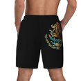 thumbnail image 2 of Mens Mexico Logo 2 in 1 Quick Dry Swim Trunks with Compression Liner Beach Shorts, 2 of 6