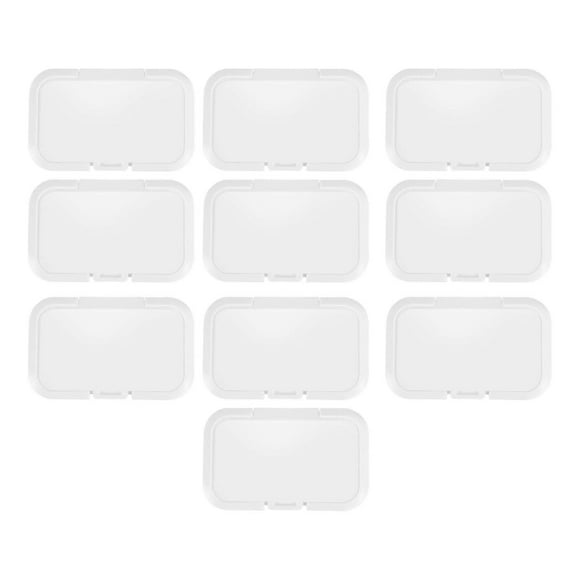 10pcs Reusable Baby Wipes Lid Baby Wet Wipes Cover Tissues Box Wet Paper Lid Banmo