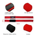 thumbnail image 2 of Cotton Hard Pull Wrist Lifting Straps Grips Band-Deadlift Straps with Neoprene Cushioned Wrist Padded and Anti-Skid Silicone - for Weightlifting, Bodybuilding, Xfit, Strength Training, 2 of 7