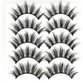 thumbnail image 1 of Paquete de pestañas de visón sintético 3D, pestañas postizas de alto volumen, pestañas de visón dramáticas, pestañas cruzadas, paquete múltiple suave reutilizable, 1 of 3