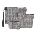 thumbnail image 2 of StylesILove Womens Stylish Assorted Size Makeup Clutch Pouch Cosmetic Bag Coin Purse Card Holder Multi-use Case 3 Pieces Set, 2 of 12