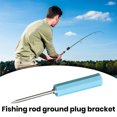 thumbnail image 3 of Fishing Rod Holder Sharp Tip Rotatable High Strength Hold Fishing Rod Metal Fishing Rod Turret Ground Insert Outdoor Fishing, 3 of 7