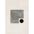thumbnail image 2 of 1x Studio II 18x24 White Modern Wood Framed Museum Art Print Titled - Minimalist square, 2 of 4