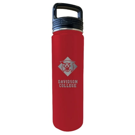 

Davidson College 32 Oz Engraved Red Insulated Double Wall Stainless Steel Water Bottle Tumbler