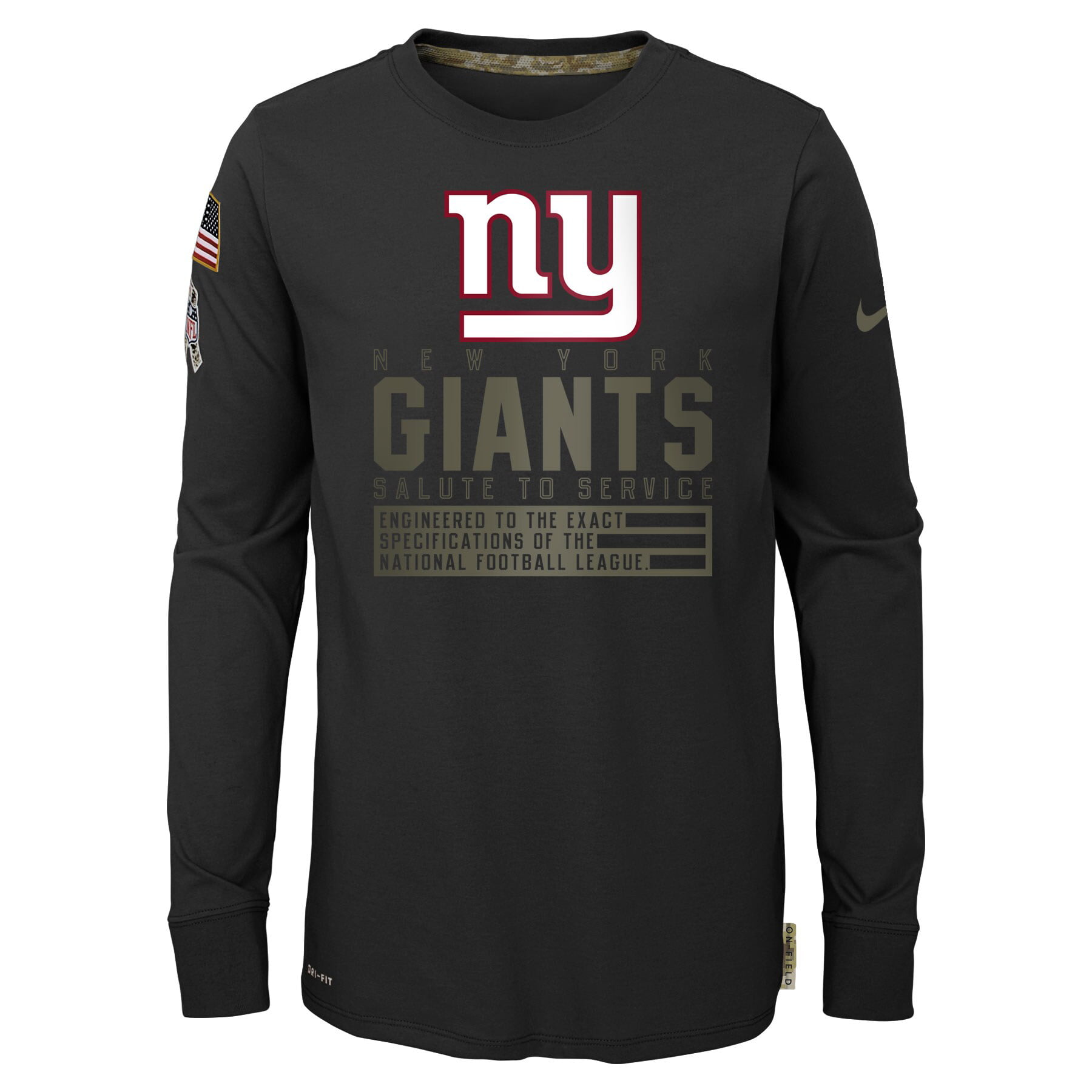 black new york giants shirt
