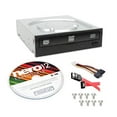 thumbnail image 2 of Lite-On Super AllWrite IHAS124-04-KIT 24X DVD+/-RW Dual Layer Burner + Nero 12 Essentials Burning Software + Sata Cable Kit, 2 of 2