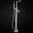 thumbnail image 6 of Bathtub Faucet Freestanding Floor Mounted Tub Filler Bath Mixer with Hand Shower, 6 of 9