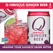 QDR HIBISCUS GINGER BEER ( 6 X 7.5 OZ )