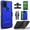 Blue, variant on Circlemalls Case for Motorola Moto G Stylus 5G, Protector, Heavy Duty Shockproof Built-in Kickstand W/ Belt Clip-Red