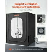 VEVOR 3D Printer Enclosure, Dustproof Waterproof Large Oxford Cloth 3D Printer Tent, Constant Temperature Protective Case with LED Lighting, Compatible with Creality/ELEGOO/Anycubic Popular Models
