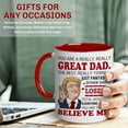 thumbnail image 4 of Dad Gifts - Dad Mug - Best Dad Ever Coffee Mug - Gift for Men - Father'S Day Mug for Dad - Unique Christmas, Birthday Gift for Dad, Daddy, Father from Daughter, Son, Mom - Ceramic Mug 11 OZ, 4 of 7