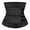 Black -Hook with double belts, variant on Women Underbust Latex Sport Girdle Waist Trainer Corsets Hourglass Body Shaper