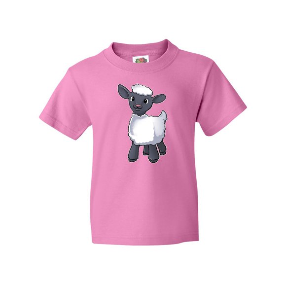 Inktastic Cute Little Lamb Youth T-Shirt