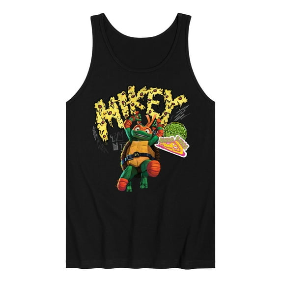 Teenage Mutant Ninja Turtles: Mutant Mayhem - Michelangelo AKA Mikey - Pizza Rules - Men's Jersey Tank Top