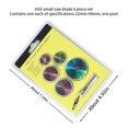 thumbnail image 4 of ruzhgo 6 Pcs/ensemble Scie Rotative 1/4 20000RPM Acier Haute Vitesse Circulaire, 4 of 5