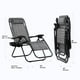 thumbnail image 2 of Set de 2 relajantes sillones reclinables para patio Nazhura Steel Mesh, 2 of 9