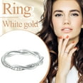 ZAROYEAX Crosswound Zirconia Rings Diamond Anillos Mujer Women Rings Fashionable Female Ring