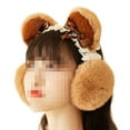 thumbnail image 1 of Weather Fluffy Earmuffs Winter Warm Headband Cute Slouchy Ear Warmers, 1 of 5