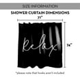 thumbnail image 7 of Creative Products Relax 1 71x74 Shower Curtain, 7 of 7