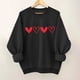 thumbnail image 2 of Mujeres Manga Larga Tops Casual Cuello Redondo Moda Impresión Suéter Sudadera Invierno Suave, 2 of 3