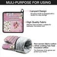 thumbnail image 7 of Pioneer Flower Kitchen Oven Mitt and Pot Holder Sets 2 Pcs for Baking, Cooking and Grilling, Heat Resistant Up To 392 °F, 7 of 7