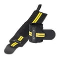 thumbnail image 2 of ProSource Paire de Bracelets de Musculation avec Boucle de Pouce, Jaune, 2 of 4