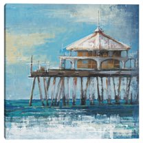 Boardwalk Pier by Liz Jardine Canvas Art Print