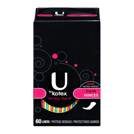 U Kotex Barely There Thin Liners- 60 CT