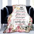 thumbnail image 2 of LHSHID Eliber Happy 70th Birthday Gifts for Women Blanket 70th Birthday Decorations Throw Blanket Birthday Gift Ideas for 70 Year Old 30"x40", 2 of 7