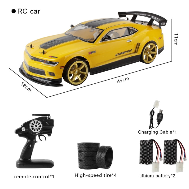 1:10 70Km/H 2.4G RC Car Drift Racing Car Championship 4WD Double Battery Off Road Radio Remote Control Vehicle Toys & Gifts