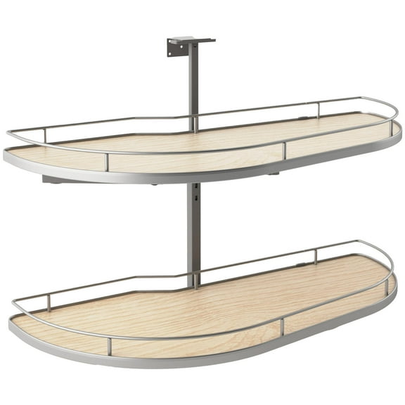 Rev-A-Shelf 587-18-R Modern 38-7/16"W Pull Out Two Tier Lazy Susan Style Girasolo For