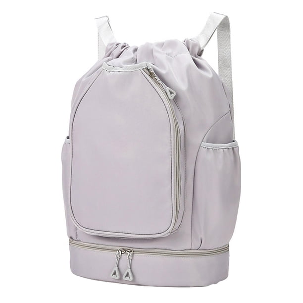 Mochila de tenis, bolsa para raqueta de bádminton, accesorios creativos con compartimento para zapatos Gris