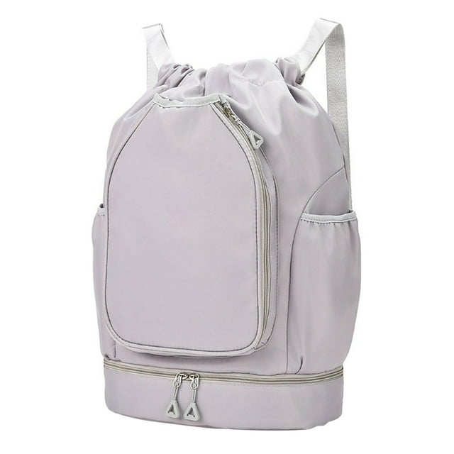 Mochila de tenis, bolsa para raqueta de bádminton, multifuncional, ligera, para el hombro. Gris